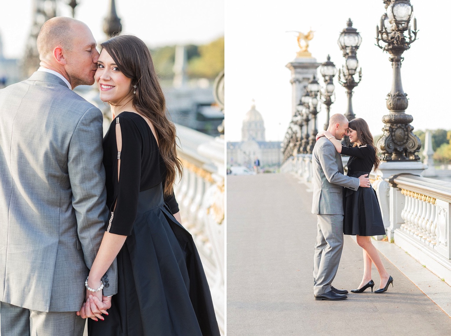 Black dress engagement photos best sale