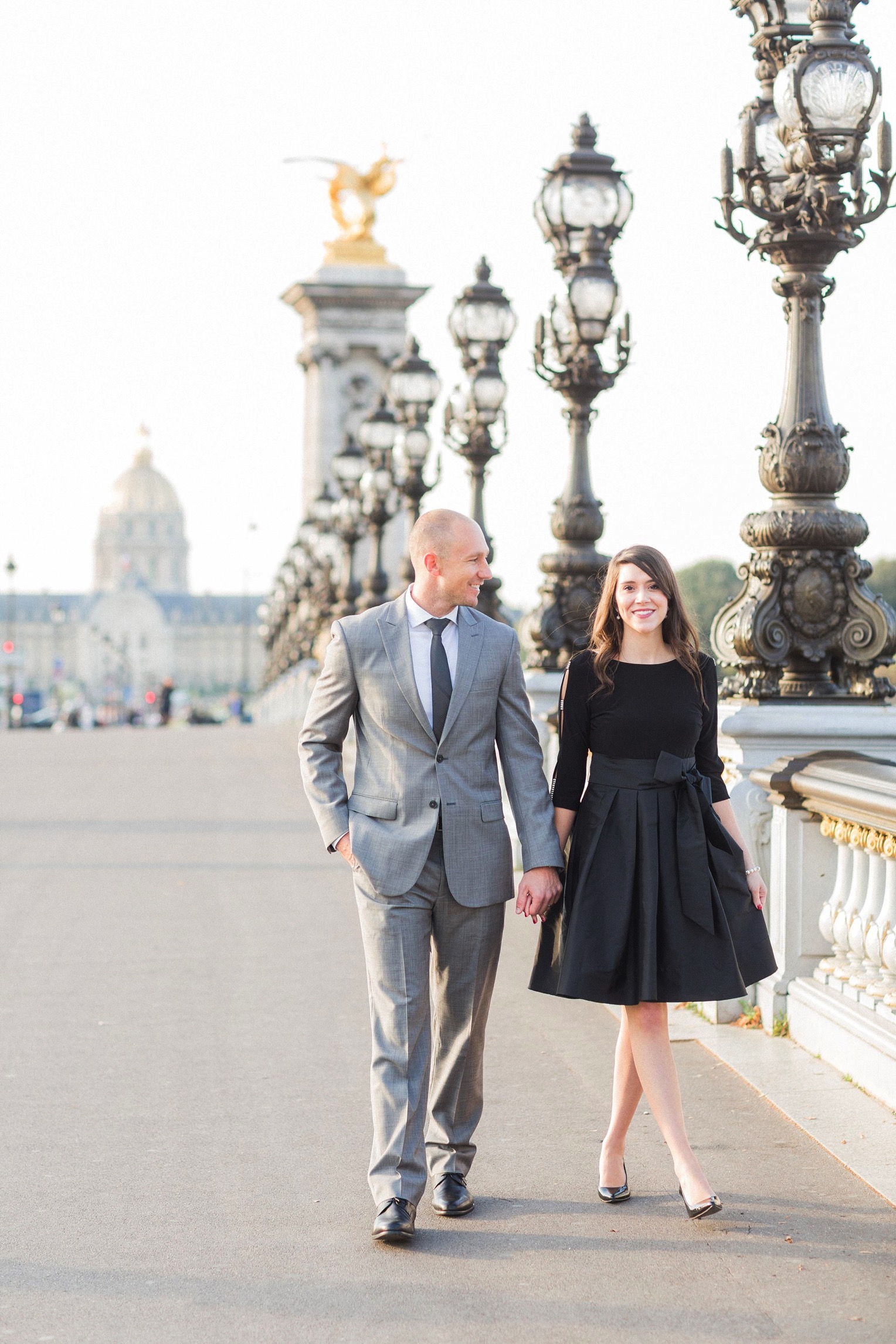 black engagement dress