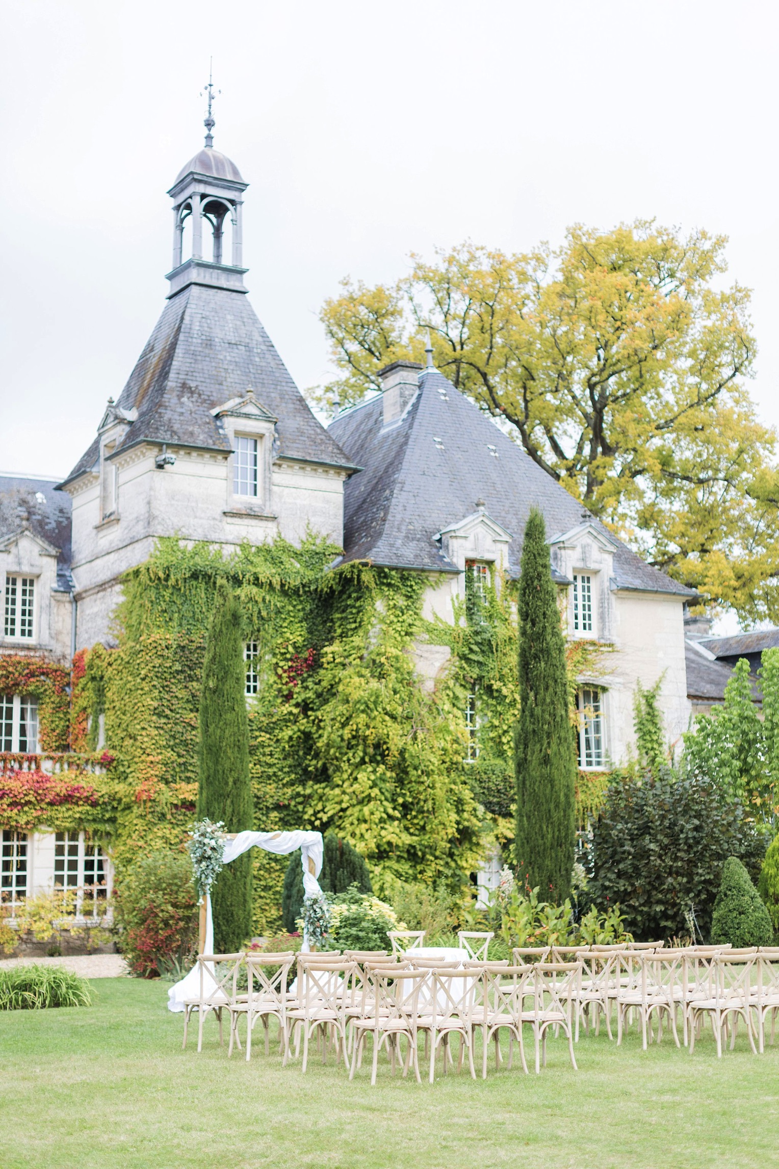 Chateau Charmant Wedding French Grey Photography75