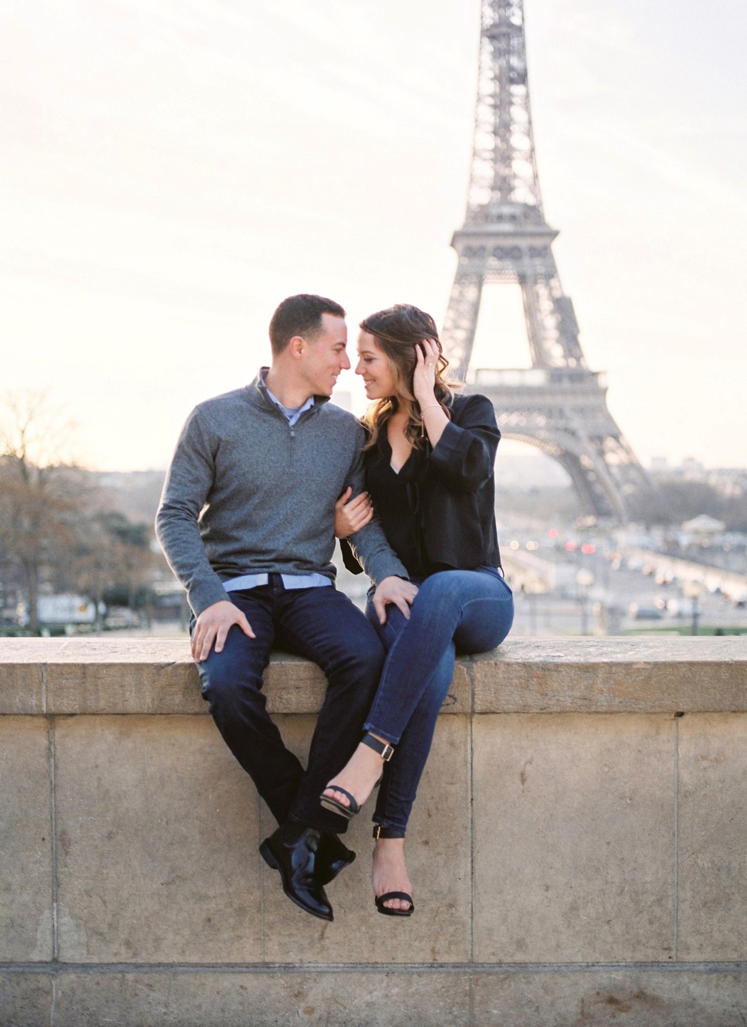 Paris Engagement Film French Grey Photography13