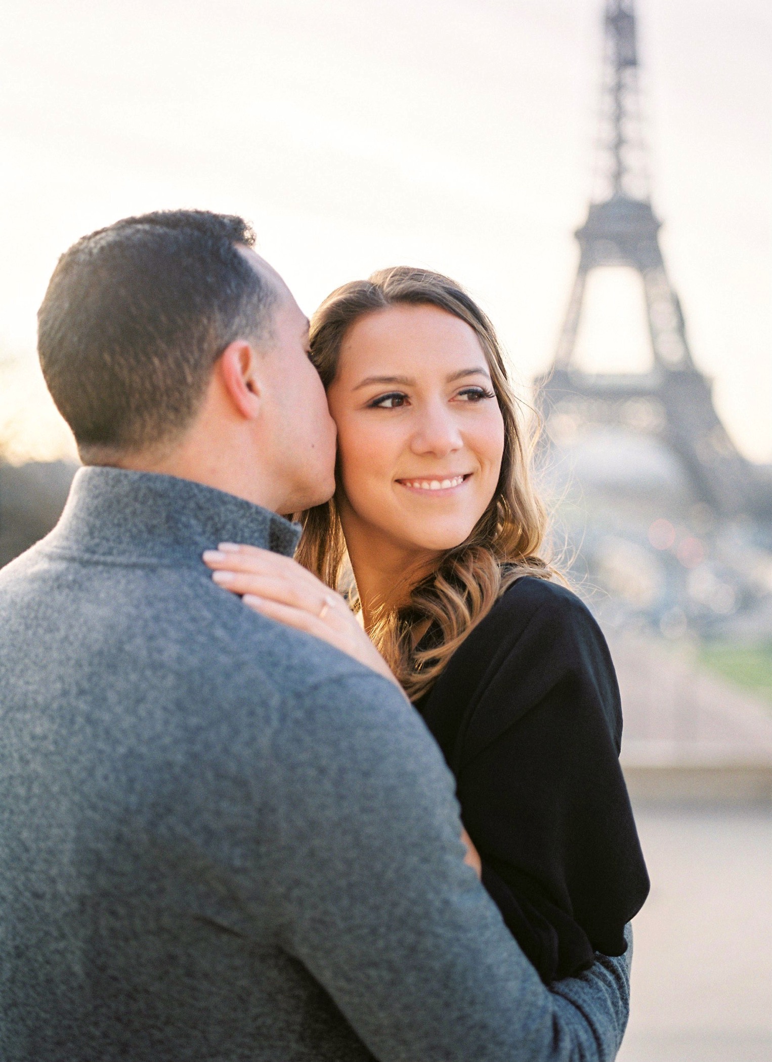 Paris Engagement Film French Grey Photography21