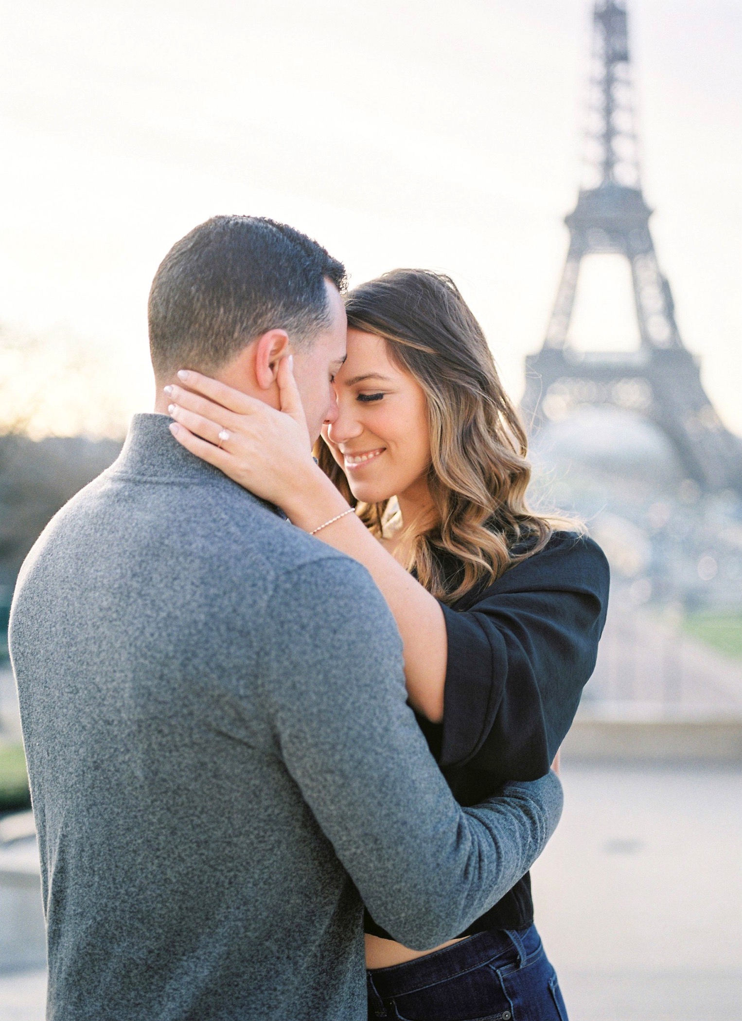 Paris Engagement Film French Grey Photography22