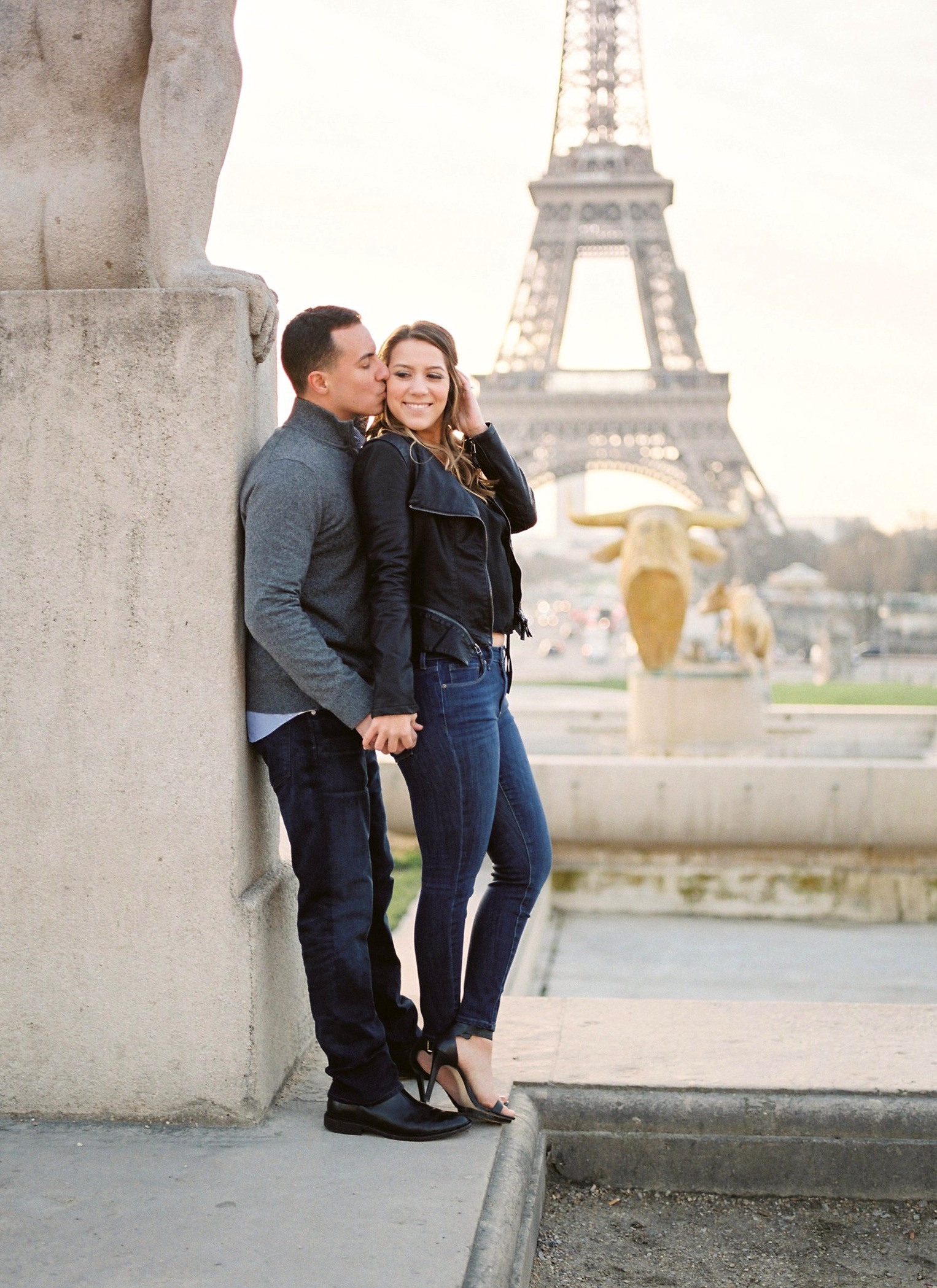 Paris Engagement Film French Grey Photography6
