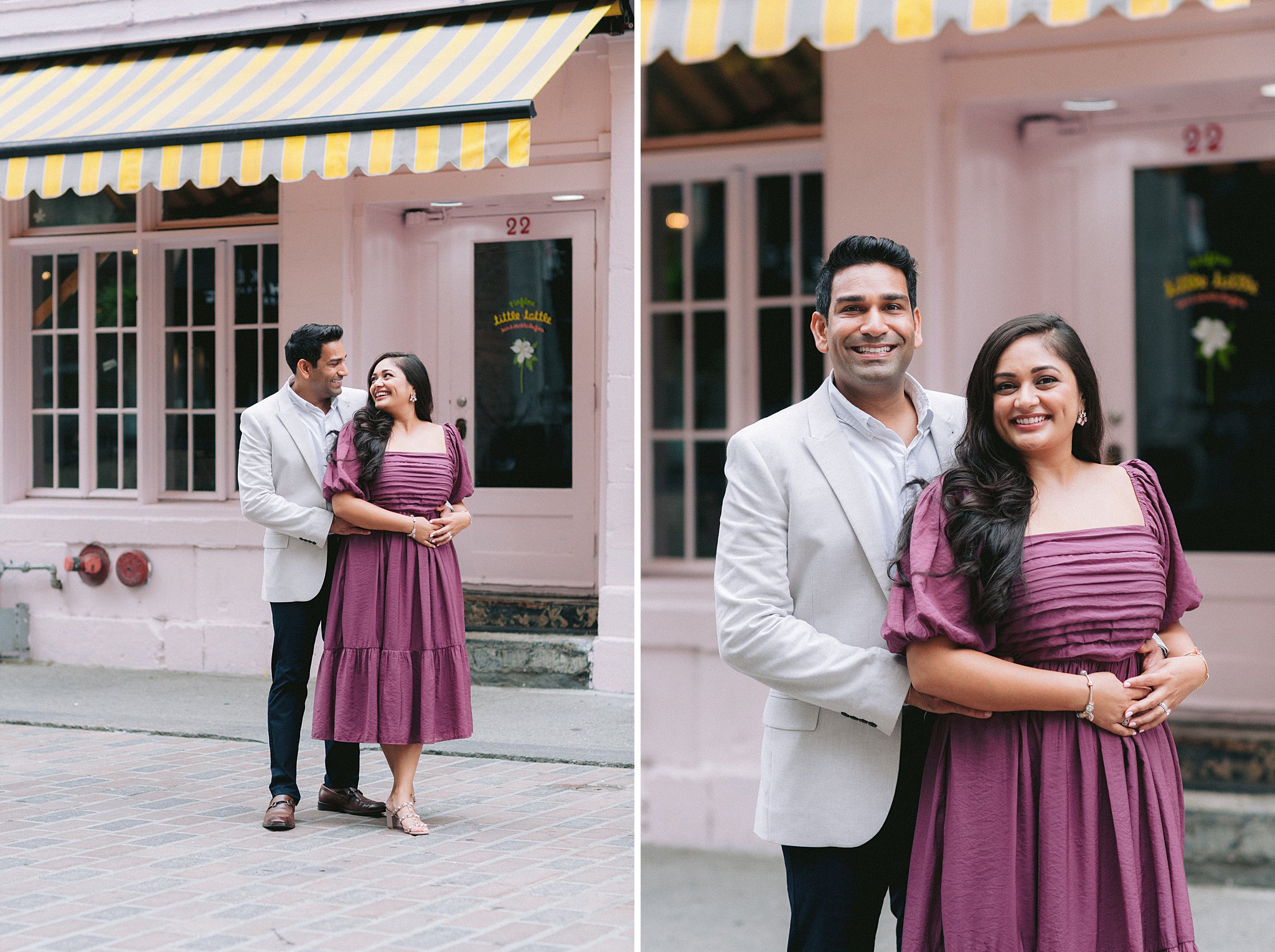 Cherishing their engagement in Montreal's captivating scenery