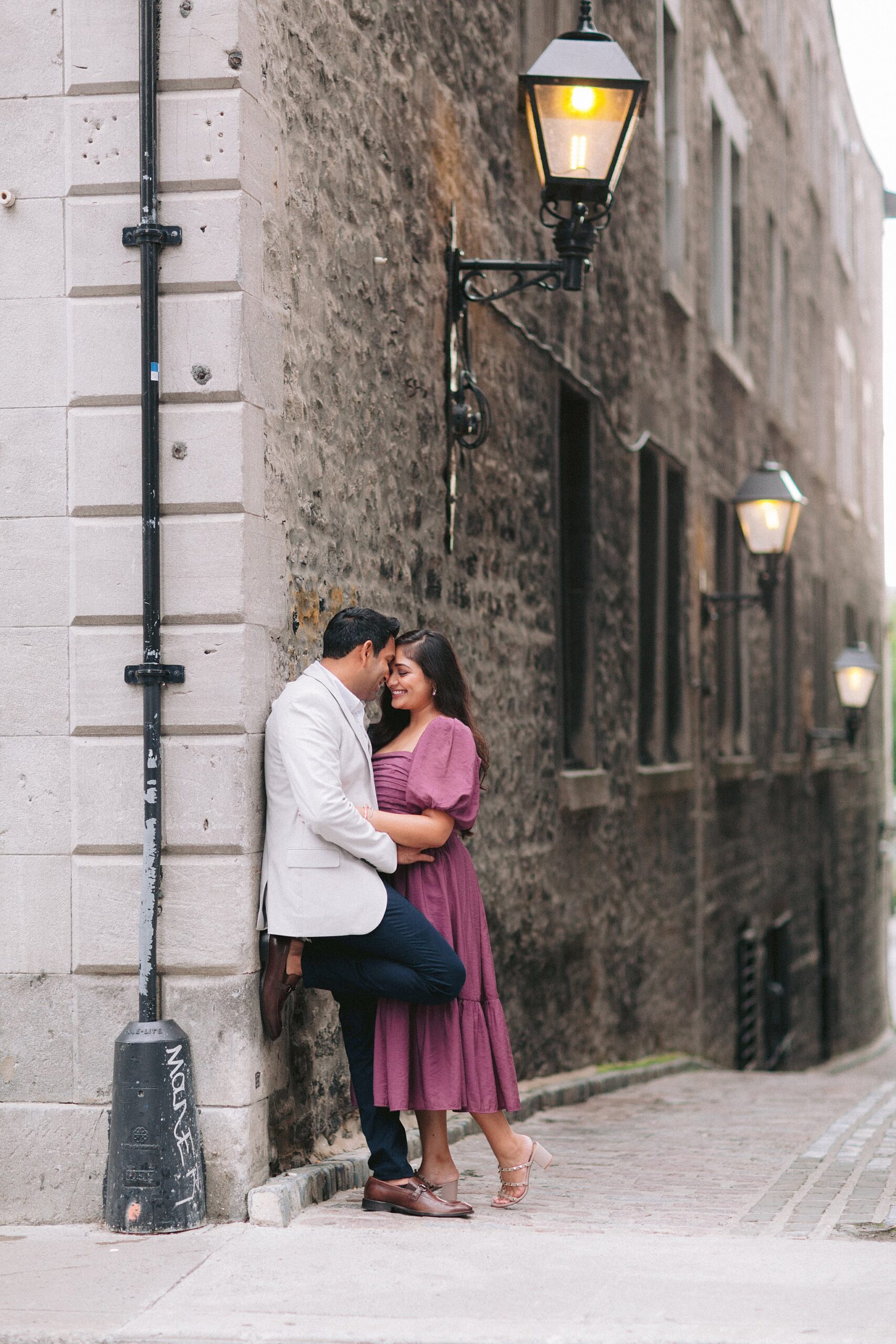 City lights and love: A magical engagement in Montreal
