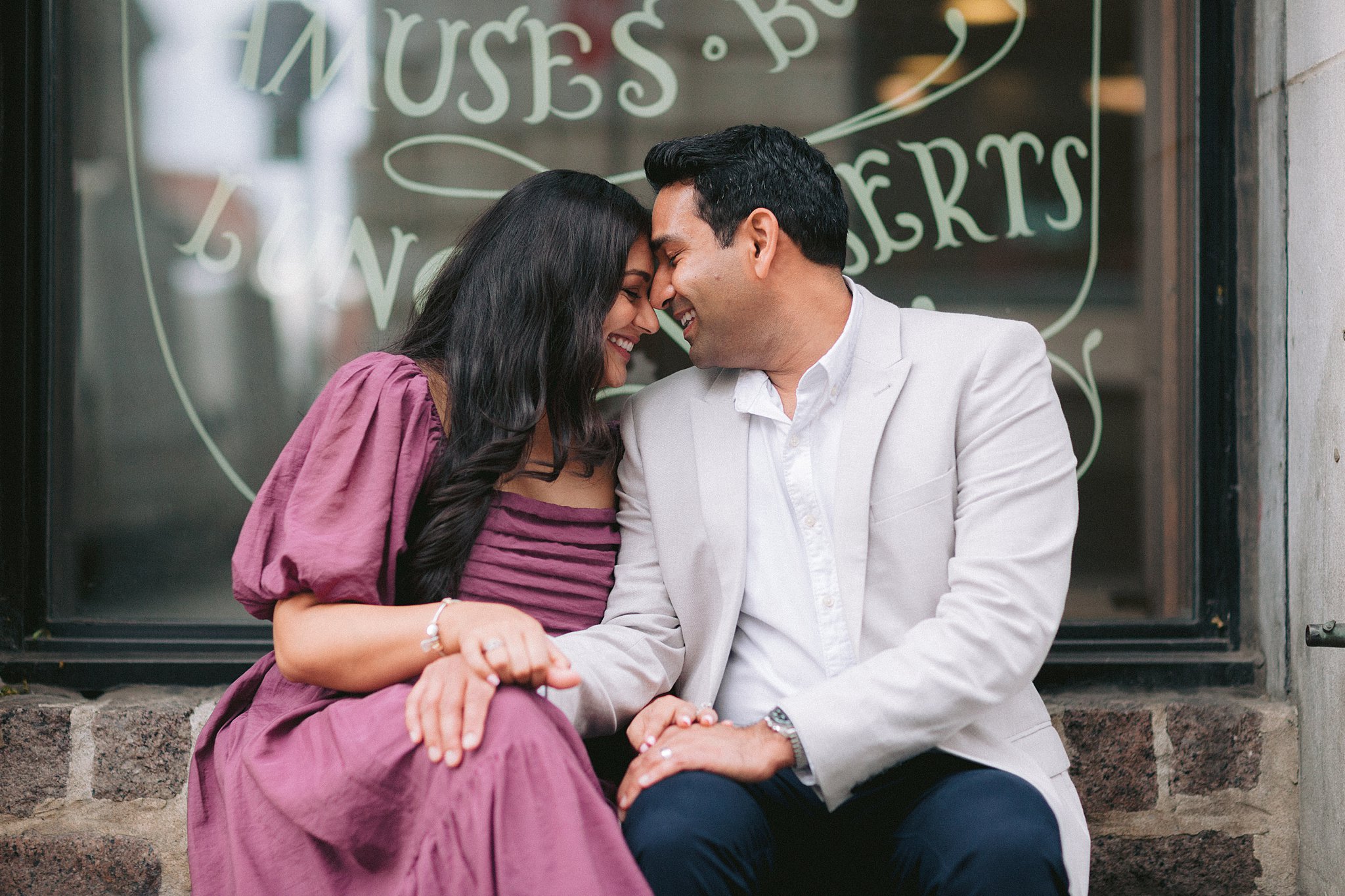 Montreal's beauty enhances their engagement session