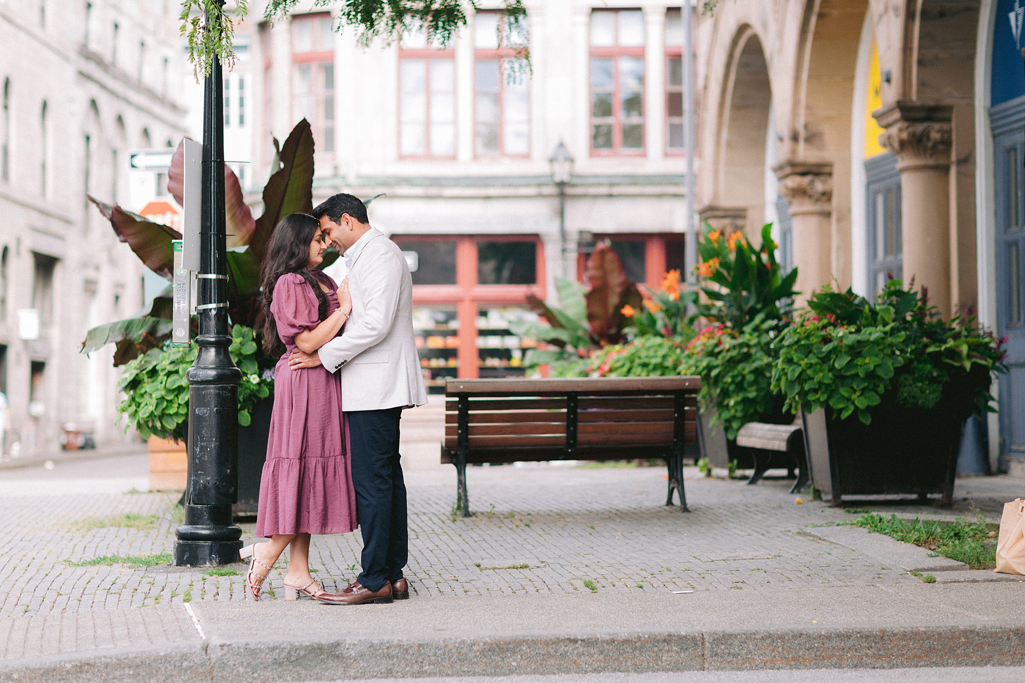 Enchanted by Montreal: A glimpse into their engagement session