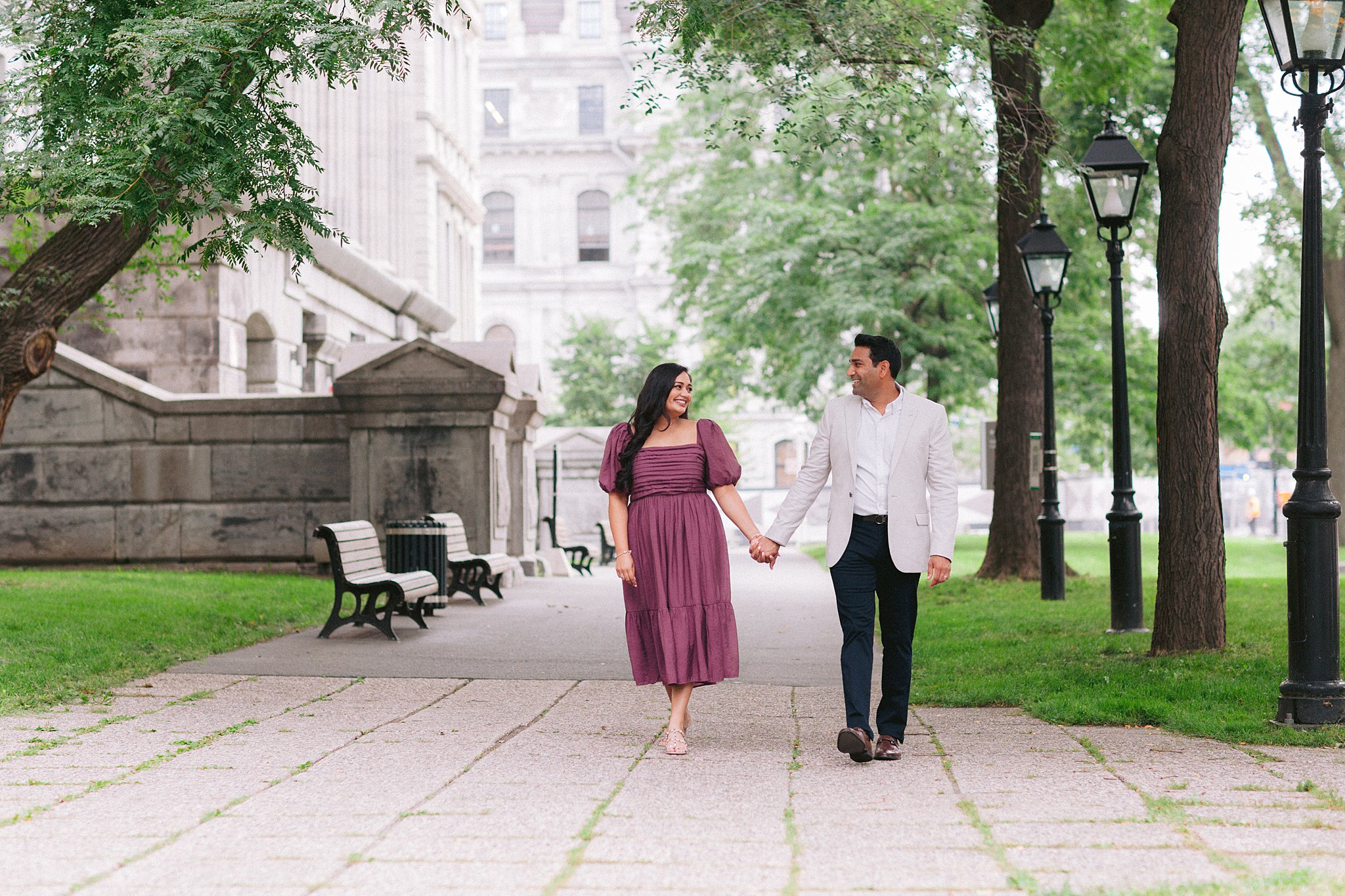 Lovebirds in Montreal: A few photos from their anniversary shoot