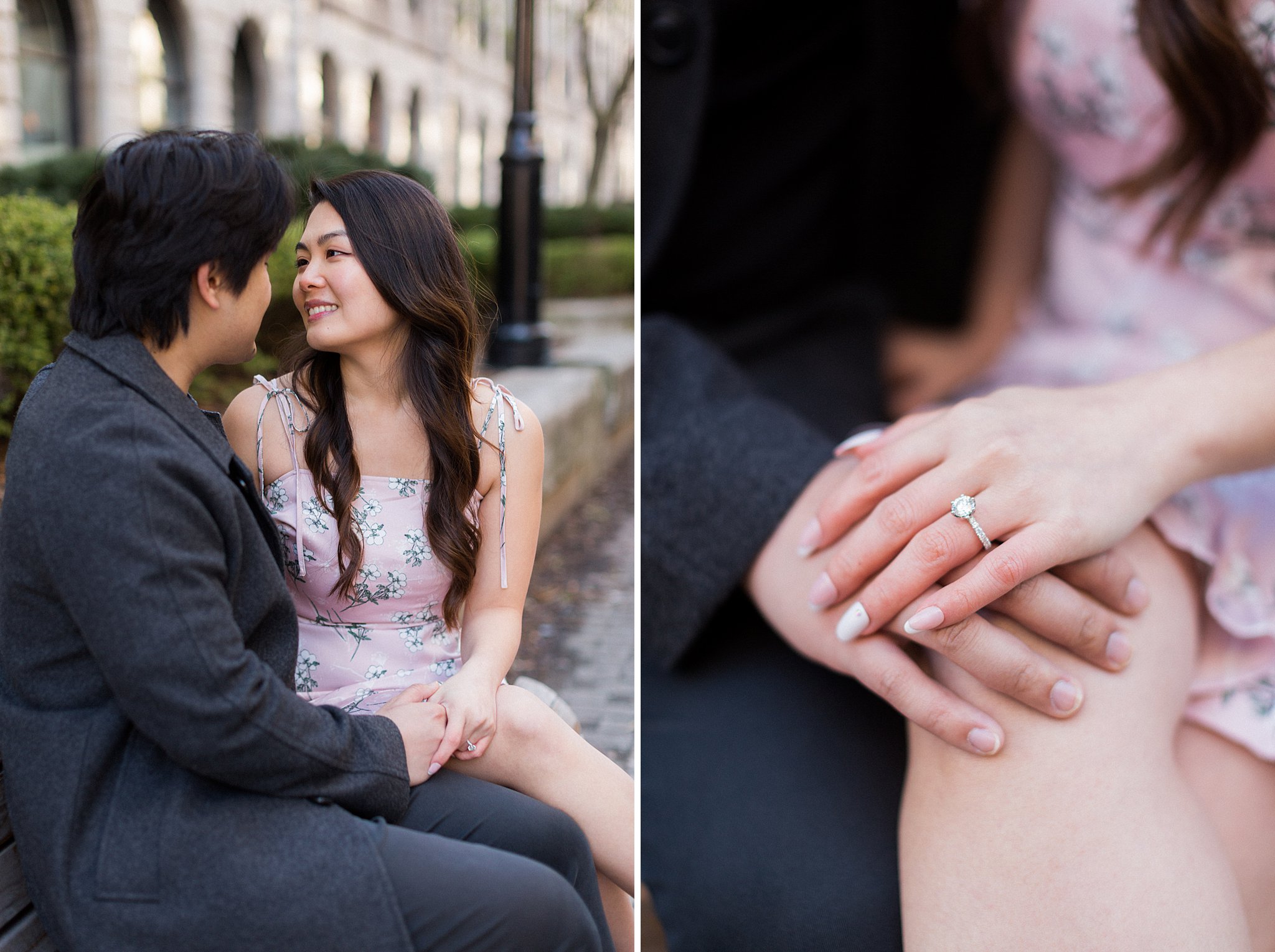 Photographer capturing love in Montreal engagement shoot